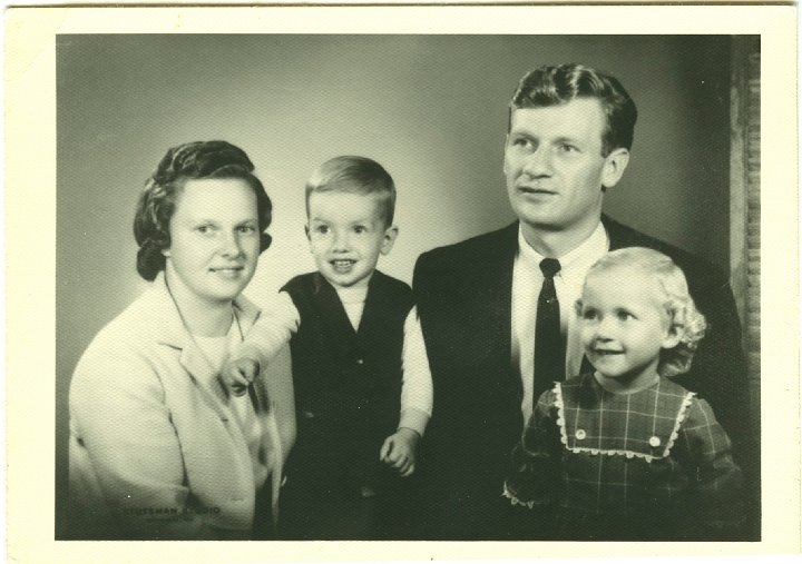 1365.jpg - Dan & Louise R. Nisley Family.  1967c  Louise, Keith, Dan, Cynthia Nisley.